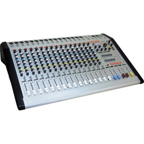 Nady PMX-1600 16-Channel/2-Bus Powered Console Mixer PMX-1600, Nady, PMX-1600, 16-Channel/2-Bus, Powered, Console, Mixer, PMX-1600