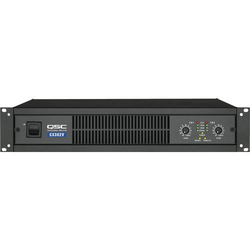 QSC CX-302V 2 Channel Direct Output Power Amplifier (70V) CX302V