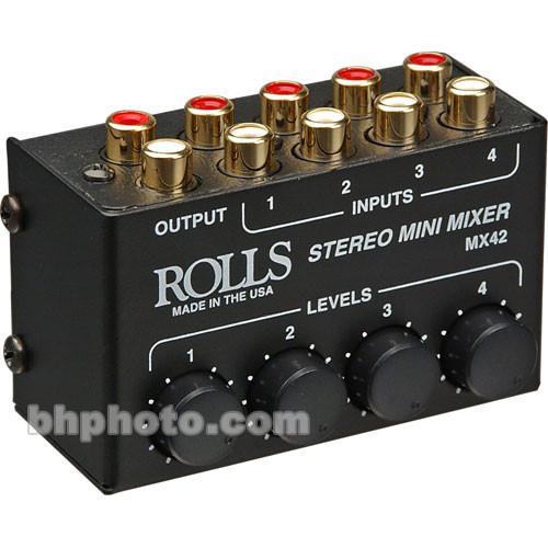Rolls  MX42 Mini Stereo Mixer MX42, Rolls, MX42, Mini, Stereo, Mixer, MX42, Video
