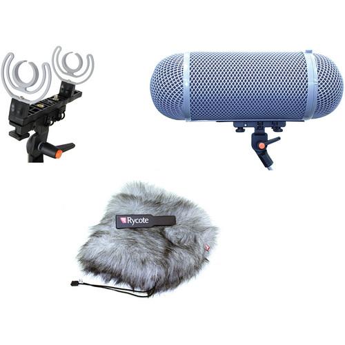 Rycote Stereo Windshield AF Kit for 30mm Microphones 080205