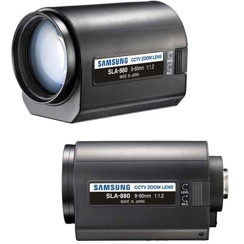 Samsung SLA-880 C-mount Motorized Zoom Lens (8-80mm) SLA-880, Samsung, SLA-880, C-mount, Motorized, Zoom, Lens, 8-80mm, SLA-880,