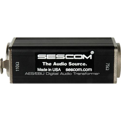 Sescom XLRF to 75 Ohm BNC Female AES/EBU Impedance SES-AES-EBU-1