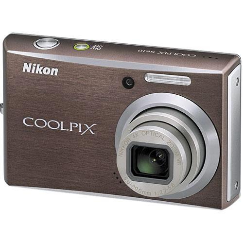 Used Nikon Coolpix S610 Digital Camera (Smoke Gray) 26123B