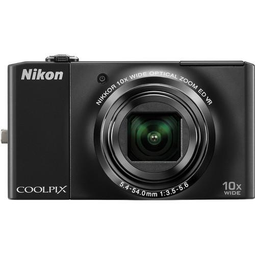Used Nikon Nikon CoolPix S8000 Digital Camera (Black) 26191B, Used, Nikon, Nikon, CoolPix, S8000, Digital, Camera, Black, 26191B,