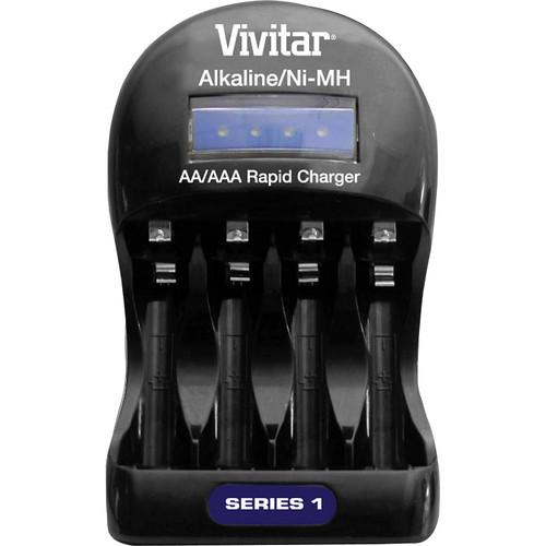 Vivitar BC-ALK Series 1 Alkaline/NiMH Battery Charger VIV-BC-ALK