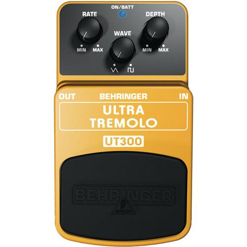 Behringer Ultra Tremolo UT300 Classic Tremolo Effects Pedal, Behringer, Ultra, Tremolo, UT300, Classic, Tremolo, Effects, Pedal