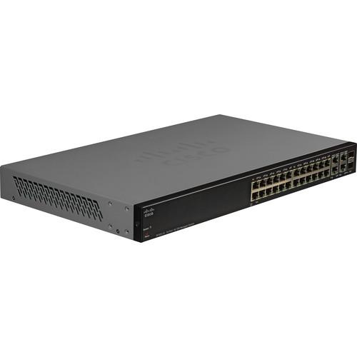 Cisco SF300-24 Managed 24-Port 10/100 Ethernet SRW224G4-K9-NA, Cisco, SF300-24, Managed, 24-Port, 10/100, Ethernet, SRW224G4-K9-NA