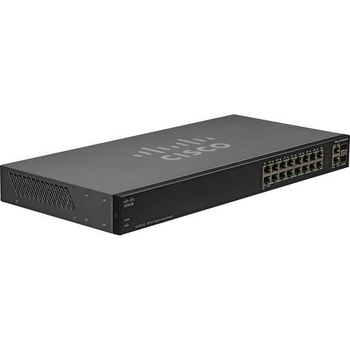 Cisco SG200-18 18-Port 10/100/1000 Gigabit Ethernet SLM2016T-NA, Cisco, SG200-18, 18-Port, 10/100/1000, Gigabit, Ethernet, SLM2016T-NA
