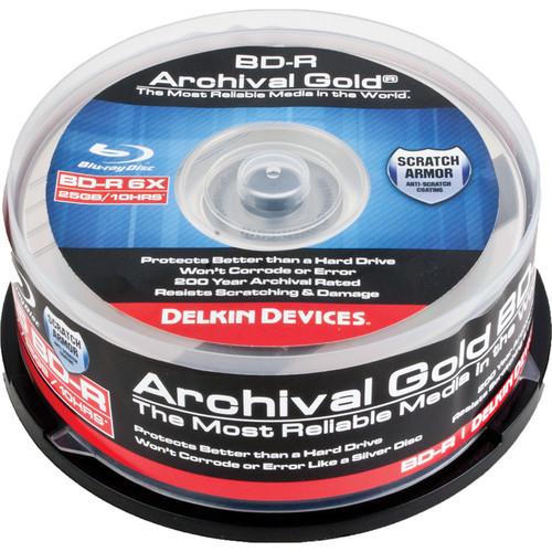 Delkin Devices Blu-ray 200 Year Disc - 25PC DDBD-R/25 SPIN 6X