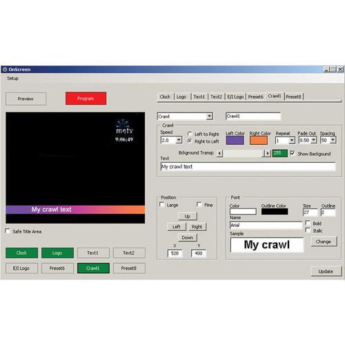 Deyan Automation Systems OnScreen with GPI Support ONSCREENGPI