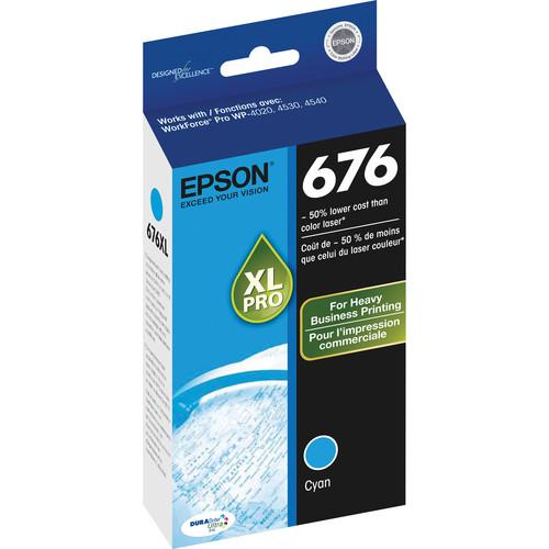 Epson  Epson 676XL Cyan Ink Cartridge T676XL220