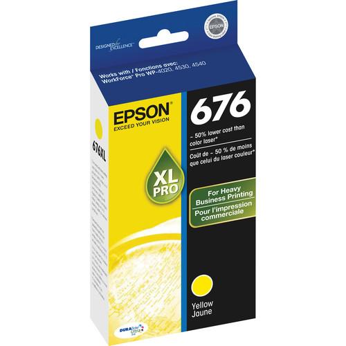 Epson  Epson 676XL Yellow Ink Cartridge T676XL420, Epson, Epson, 676XL, Yellow, Ink, Cartridge, T676XL420, Video