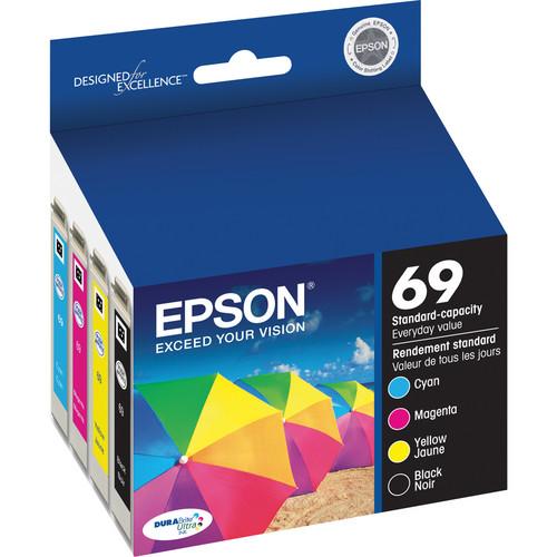 Epson Epson 69 DURABrite Ultra Ink Combo Pack T069120-BCS, Epson, Epson, 69, DURABrite, Ultra, Ink, Combo, Pack, T069120-BCS,