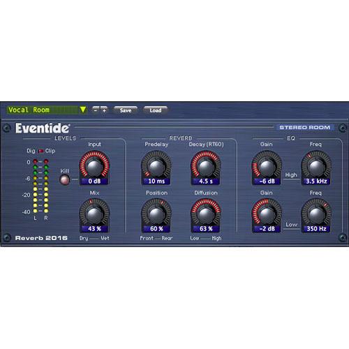 Eventide 2016 Stereo Room Plug-In 2016 STEREO ROOM