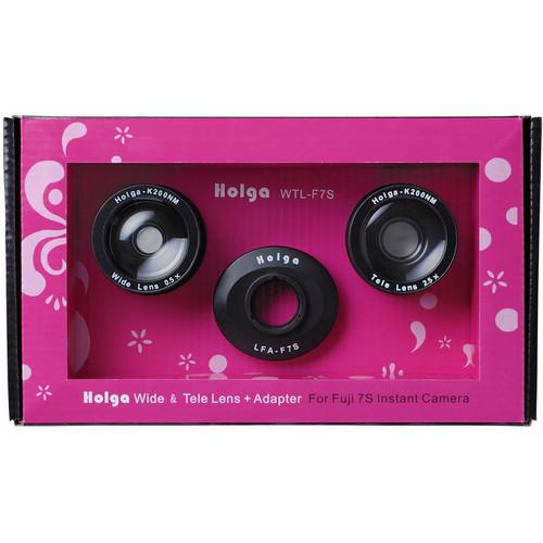 Holga  WTL-F7S Tele & Wide Lens Kit 770120, Holga, WTL-F7S, Tele, Wide, Lens, Kit, 770120, Video