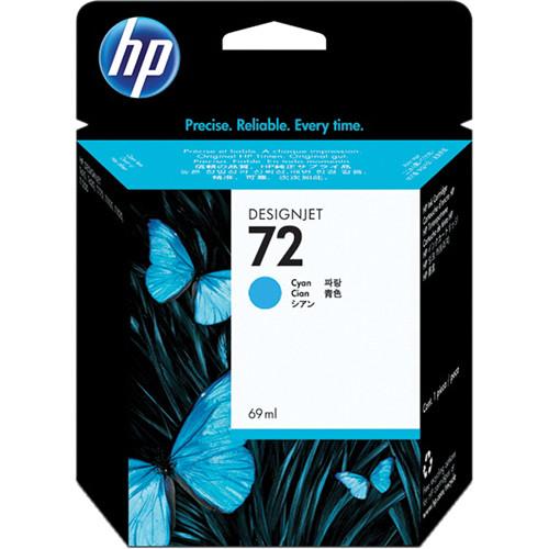 HP  HP 72 Cyan Ink Cartridge (69 ml) C9398A