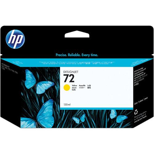 HP  HP 72 Yellow Ink Cartridge (130 ml) C9373A