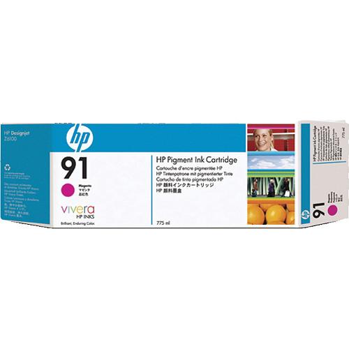 HP HP 91 775-ml Pigment Magenta Ink Cartridge (3 Pack) C9484A, HP, HP, 91, 775-ml, Pigment, Magenta, Ink, Cartridge, 3, Pack, C9484A