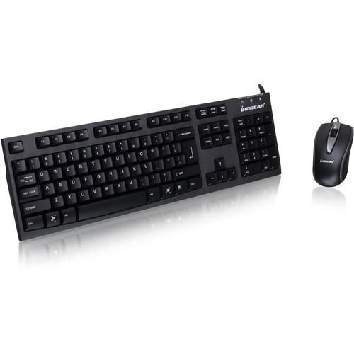 IOGEAR Spill Resistant Keyboard and Mouse Combo GKM513