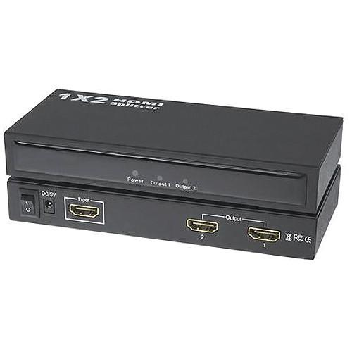 KanexPro HDMI 1 x 2 Mini Splitter with Full HD 1080p HD2PSPB, KanexPro, HDMI, 1, x, 2, Mini, Splitter, with, Full, HD, 1080p, HD2PSPB,
