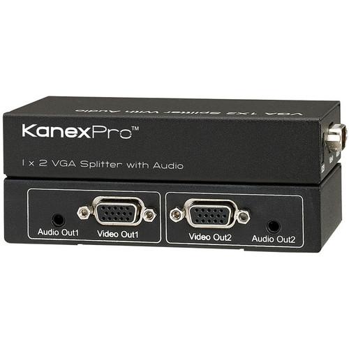 KanexPro  VGA 1 x 2 Splitter with Audio VGA1X2SP, KanexPro, VGA, 1, x, 2, Splitter, with, Audio, VGA1X2SP, Video