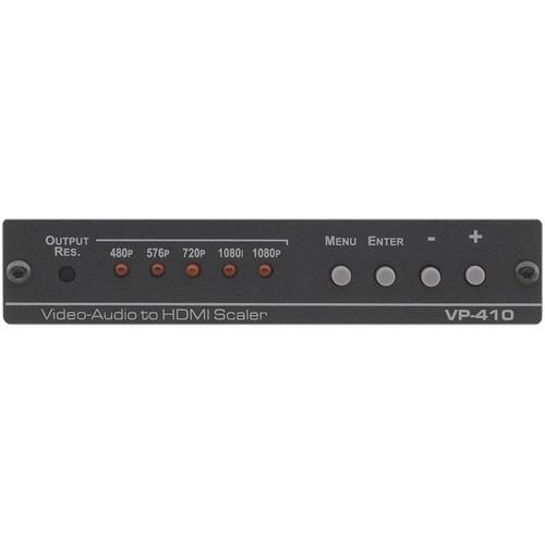 Kramer Composite Video & Stereo-Audio to HDMI Scaler VP-410