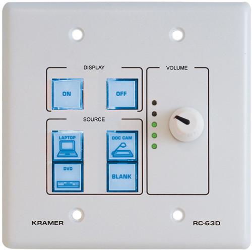 Kramer RC-63D Room Controller with Printed Group Labels RC-63D