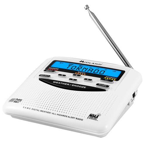 Midland WR-120 Emergency Weather Alert Radio With Alarm WR-120B