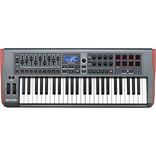 Novation Impulse 49 - USB-MIDI Keyboard IMPULSE-49, Novation, Impulse, 49, USB-MIDI, Keyboard, IMPULSE-49,