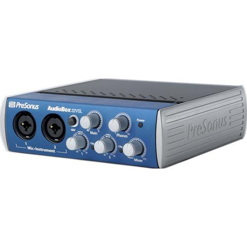 PreSonus AudioBox 22VSL - USB 2.0 Recording AUDIOBOX 22 VSL, PreSonus, AudioBox, 22VSL, USB, 2.0, Recording, AUDIOBOX, 22, VSL,