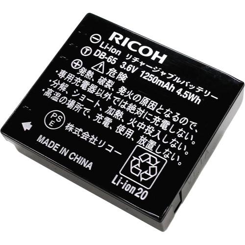 Ricoh  DB-65 Li-Ion Rechargeable Battery 174583, Ricoh, DB-65, Li-Ion, Rechargeable, Battery, 174583, Video