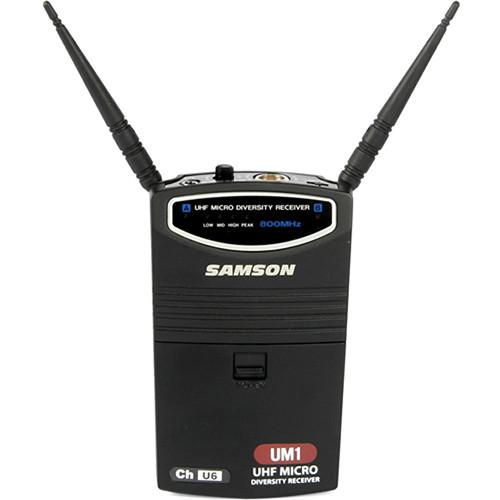 Samson  UM1 Portable Micro Receiver SW8R00N1, Samson, UM1, Portable, Micro, Receiver, SW8R00N1, Video
