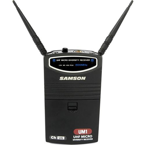 Samson  UM1 Portable Micro Receiver SW8R00N2, Samson, UM1, Portable, Micro, Receiver, SW8R00N2, Video