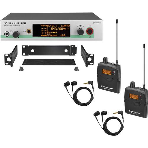 Sennheiser ew 300-2 IEM G3 Wireless Stereo Audio EW300-2IEMG3-A