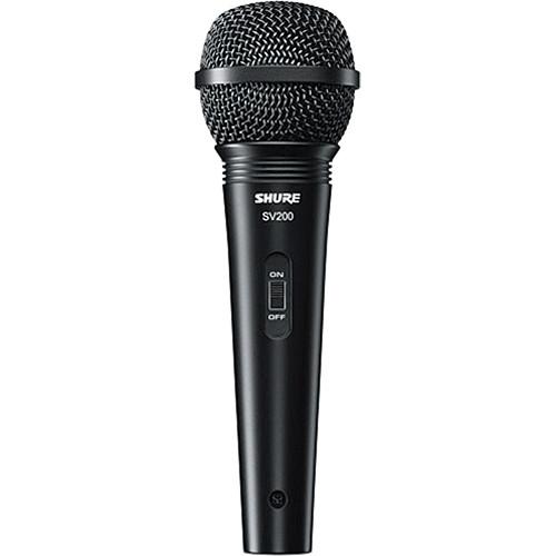 Shure SV200-W Cardioid Dynamic Microphone with Cable SV200-W, Shure, SV200-W, Cardioid, Dynamic, Microphone, with, Cable, SV200-W,