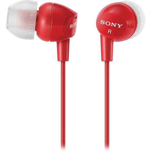 Sony MDR-EX10LP In-Ear Stereo Headphones (Red) MDREX10LP/RED
