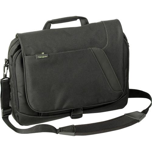 Targus Spruce EcoSmart Messenger Bag (Black/Green) TBM015US, Targus, Spruce, EcoSmart, Messenger, Bag, Black/Green, TBM015US,