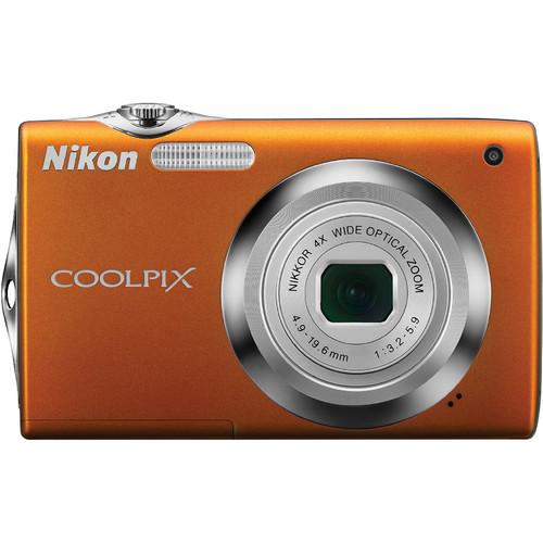 Used Nikon Nikon CoolPix S3000 Digital Camera (Orange) 26210B, Used, Nikon, Nikon, CoolPix, S3000, Digital, Camera, Orange, 26210B