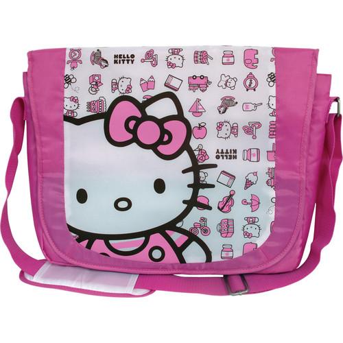 Vivitar Hello Kitty Nylon Messenger Case 20809-PNK