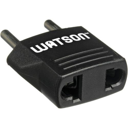 Watson Adapter Plug - 2-Prong USA to 2-Prong Europe AP-USA-E, Watson, Adapter, Plug, 2-Prong, USA, to, 2-Prong, Europe, AP-USA-E,