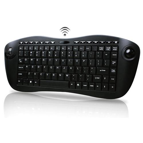 Adesso Wireless Mini Trackball Keyboard WKB-3000U