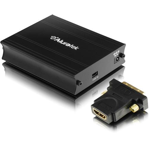 Aluratek AUH100F USB to HDMI Adapter w/ Audio Scan AUH100F