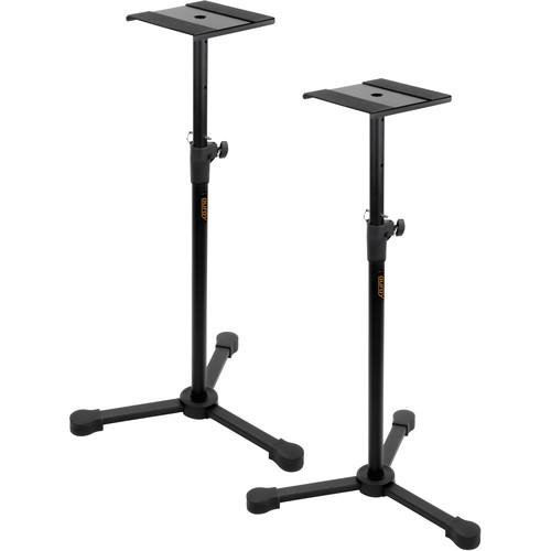 Studio Monitor Stands Kit with XLR to RCA Cables