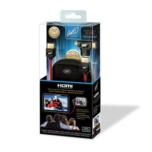 Bell'O HDMI Cable With Portable Adapter Kit HDK2631, Bell'O, HDMI, Cable, With, Portable, Adapter, Kit, HDK2631,