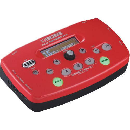 BOSS VE-5 Vocal Performer - Compact Vocal Processor (Red)