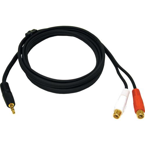 C2G 6' One 3.5mm Stereo Male to Two RCA Stereo Female 40425