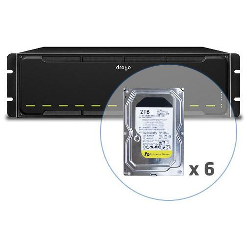 Drobo 12TB B1200i iSCI SAN Storage Enclosure DR-B1200I-1A21-D06, Drobo, 12TB, B1200i, iSCI, SAN, Storage, Enclosure, DR-B1200I-1A21-D06