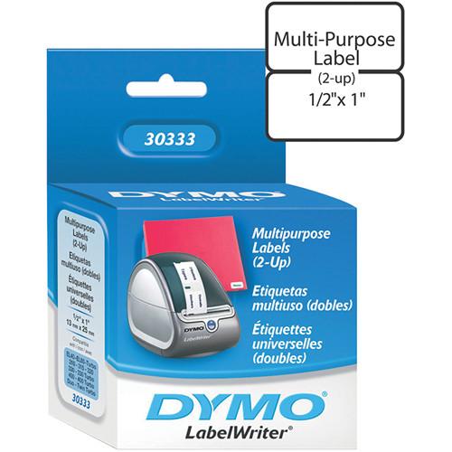 Dymo LabelWriter Extra Small Multipurpose (2-up) Labels 30333, Dymo, LabelWriter, Extra, Small, Multipurpose, 2-up, Labels, 30333
