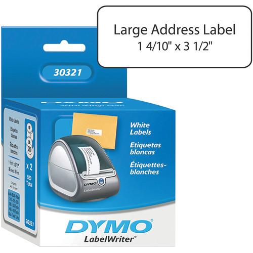 Dymo LabelWriter Large Address Labels White 30321, Dymo, LabelWriter, Large, Address, Labels, White, 30321,