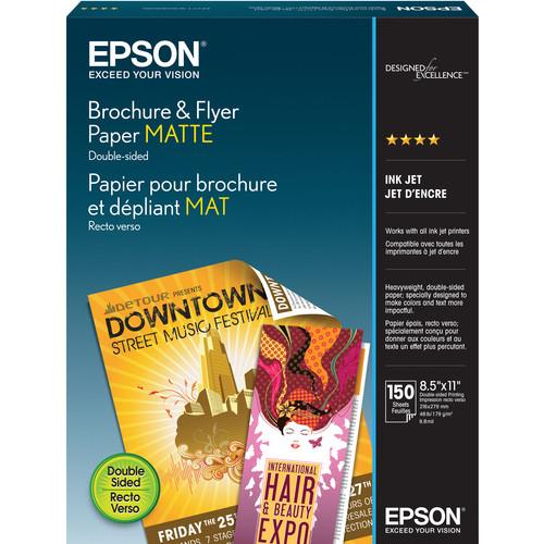Epson Brochure/Flyer Paper Matte for Ink Jet 8.5 x S042384, Epson, Brochure/Flyer, Paper, Matte, Ink, Jet, 8.5, x, S042384,